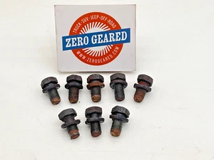 73-88 Chevy GM 14 bolt 10.5" Rear Backing Plate Bolts Set of 8 Full Float OEM - Picture 1 of 2