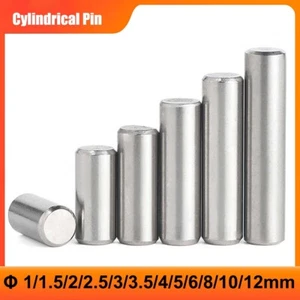 Pasadores de pasador pasador cilíndrico Φ1 mm-12 mm 304 acero inoxidable sólido pasador de posicionamiento rodillo - Imagen 1 de 8