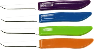 Select Paring Knife, 2.5 Inch Blade 6 Inches in Length 4 Piece Set, Assorted - Picture 1 of 2