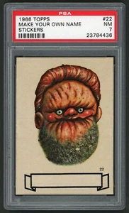 1966 Topps Make Your Own Name Sticker #22 PSA 7 - Bild 1 von 2