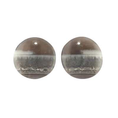 Espléndido par de conectores de latón para hacer hágalo usted mismo ágata musgo natural #MetalPurity# Foto 1 de 3