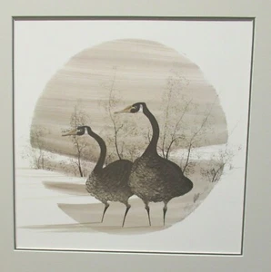 P.BUCKLEY MOSS "DAWN VISITORS" LIMITED EDITION HAND SIGNED COLOR LITHOGRAPH - Picture 1 of 3
