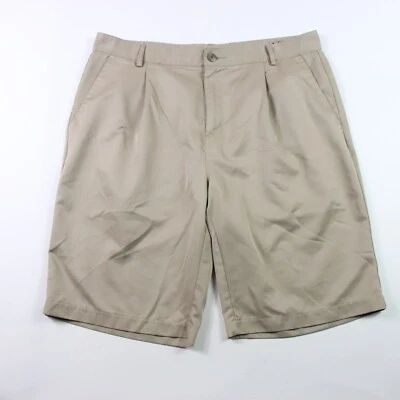 Pantalones Cortos de Golf Adidas Informales Chinos Climalite Para Hombre Talla 34 Plisados Caqui Foto 1 de 4