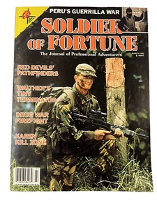 SOLDIER OF FORTUNE MAGAZINE MARCH 1990 PERU'S GUERRILLA WAR - Picture 1 of 15
