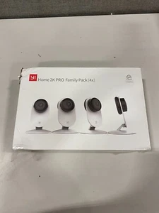 YI Pro 1080P 4PC Home Security Camera, 2.4Ghz Indoor IP Camera with Person - Picture 1 of 2