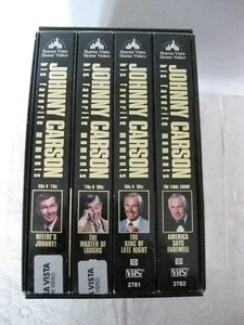 The Johnny Carson Collection his Favorite Moments VHS Tapes 1960'S to Final Show - Imagen 1 de 12