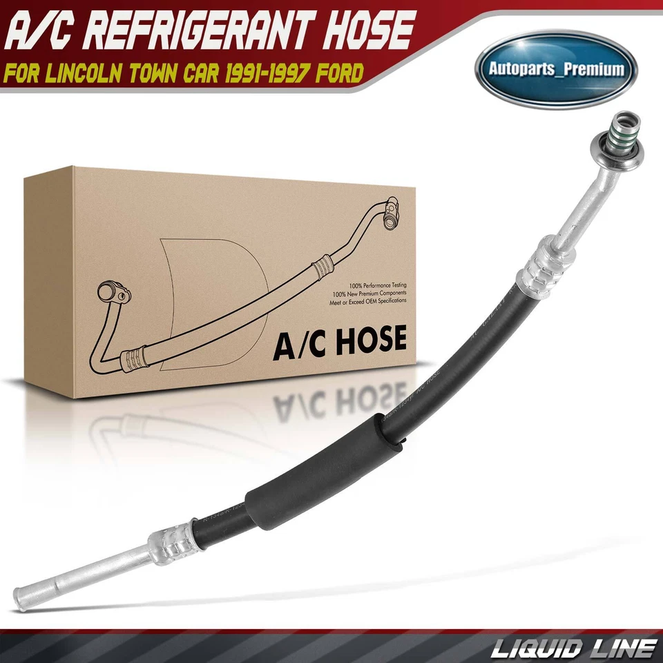 Manguera de línea líquida de aire acondicionado para Lincoln Town Car 1991-1997 Ford Crown Victoria 92-97 Foto 1 de 4