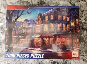 Christmas Puzzles for Adults 1000 Pieces, Winter Holiday Scene Jigsaw Puzzles, X - Picture 1 of 1