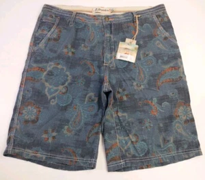 NWT Margaritaville St. Somewhere Paisley Shorts Sz 36x10 Lightweight Soft Casual - Picture 1 of 8