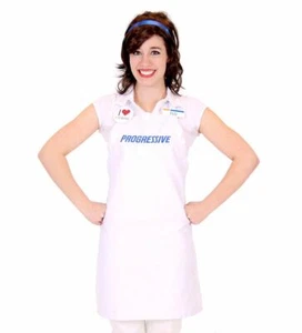 OFFICIAL Adult TV Commercial Progressive Auto Insurance Company Girl Flo Costume - Picture 1 of 5