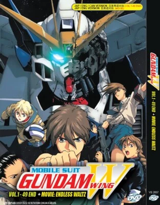 ANIME MOBILE SUIT GUNDAM WING VOL.1-49 END + MOVIE DVD ENG DUBBED REGION ALL - Image 1 of 4