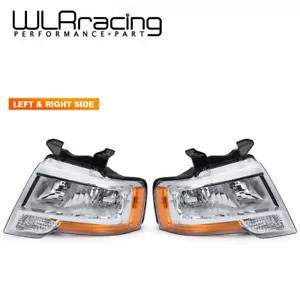 For 2015-2017 Ford Expedition Black Reflector Headlight Head Light Headlamp L+R - Foto 1 di 19