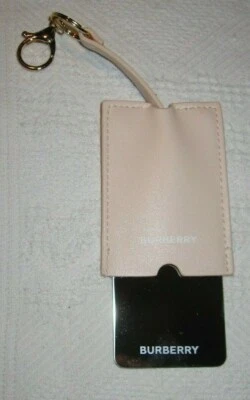 BURBERRY Spiegel im Lederetui Taschenanhänger NEU (A56v) - Bild 1 von 3