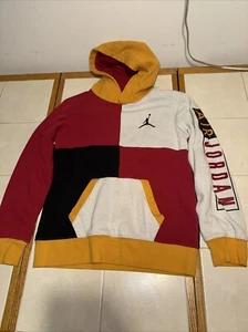 Jordan Kids Size Large Paprika Fleece Pullover Hoodie - Picture 1 of 4