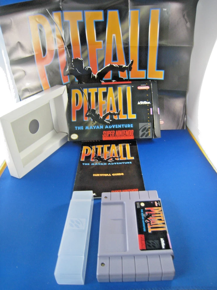 SUPER NINTENDO VIDEO GAME  -  PITFALL THE MAYAN ADVENTURE - Image 1 of 1