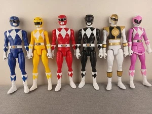 6 Power Rangers Mighty Morphin 12-inch Actionfiguren 2021 Hasbro EUC - Bild 1 von 13