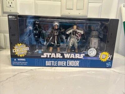 Star Wars TRU Exclusivo - Battle Over Endor Paquete de 4 1 de 2 - Nuevo/Sellado Foto 1 de 4