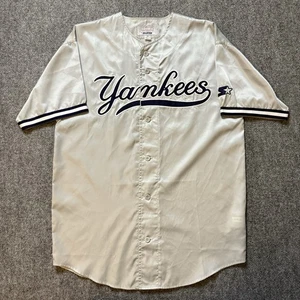 Starter MLB New York Yankees Nylon Baseball Jersey Men Medium - Picture 1 of 4