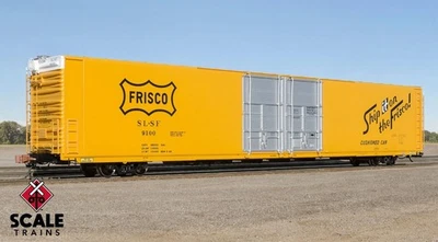 SCALETRAINS HO Thrall 86' Double Plug Door Boxcar with Roofwalk Frisco SLSF - Image 1 of 4