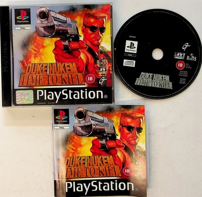 DUKE NUKEM- TIME TO KILL- PS1 Playstation 1 Game PAL Complete W/Booklet EX - Image 1 of 2