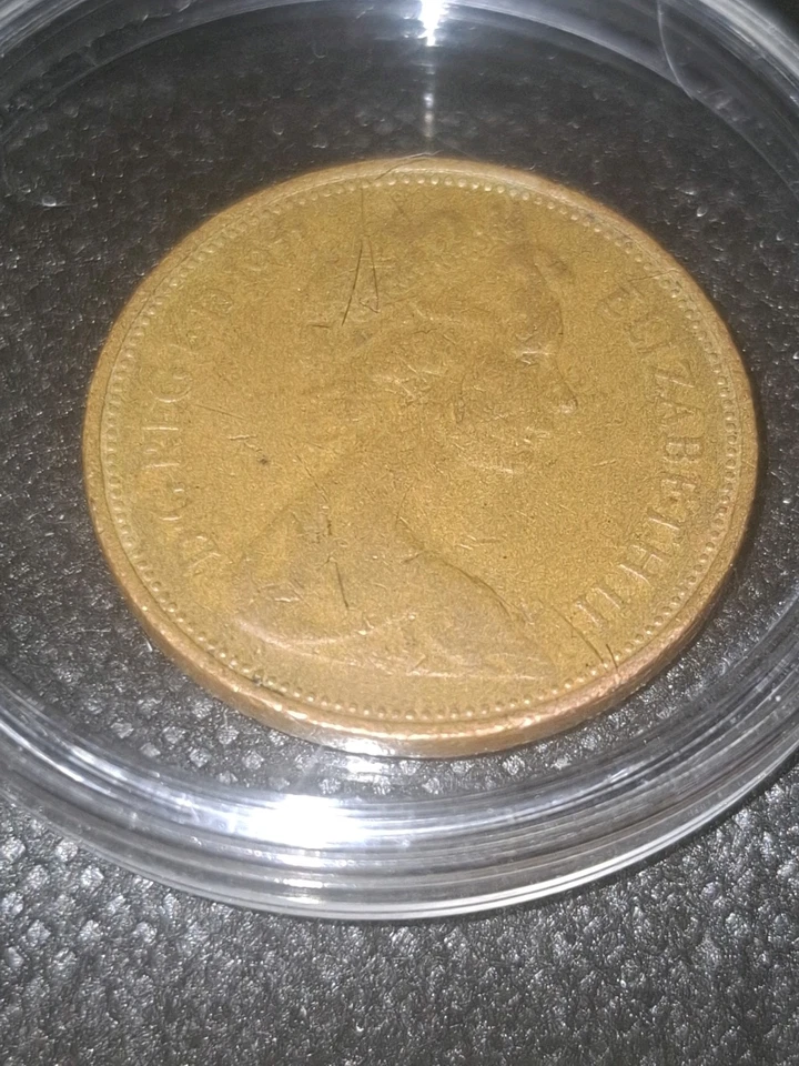 1971 Half Penny Coin Queen Elizabeth 2 New Penny British Coins Collection Gifts - Image 1 of 1