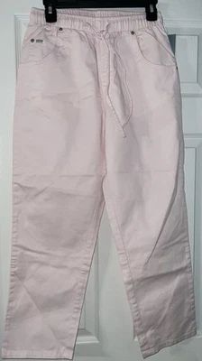 Blassport Women's Pink Pants Elastic Waist Size 8 Petite Short - Image 1 of 4