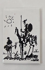 Pablo Picasso Don Quijote 1955 Fridge Magnet Souvenir 2" x 3" - Picture 1 of 1