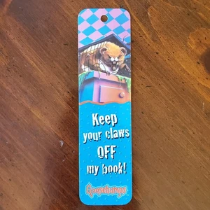 Goosebumps Plastic Bookmark Monster Blood II Cover Vintage 90s RARE - Imagen 1 de 5