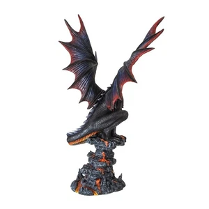 Fantasy Dragons Vulkanischer Drache Resin Figur - Bild 1 von 4