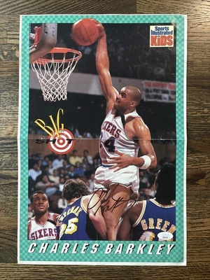 Charles Barkley Signed Sports Illustrated Poster JSA COA - Image 1 of 2