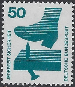 Germany 1080 MNH 1973 Accident Prevention (ak8648) - Picture 1 of 1