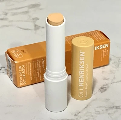 Ole Henriksen Banana Bright Vitamin CC Stick Banana - tamaño completo NUEVO EN CAJA DMG CONSEJO Foto 1 de 2