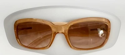 Очки солнцезащитные Giorgio Armani GA 54 V99S2 бежевая оправа со стразами коричневые градиентные линзы - Изображение 1 из 4