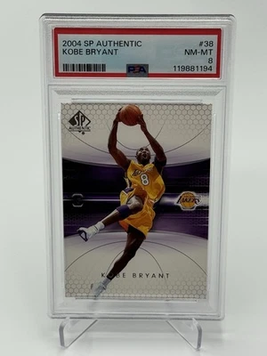 2004-05 SP Authentic Kobe Bryant #38 PSA 8 HOF Lakers NBA Mamba - Image 1 of 2
