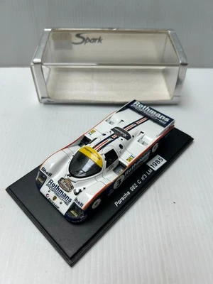SPARK LM Modifié Porsche 962 C #3 Rothmans 24h Le Mans 1985 1/43 Voiture - Photo 1/4