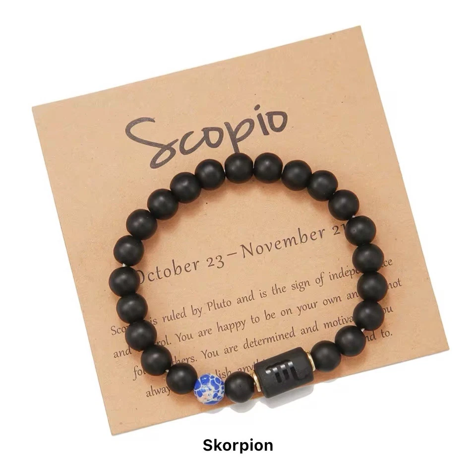 Sternzeichen Skorpion Armband Konstellation Perlen Armband Sternzeichen - Bild 1 von 1