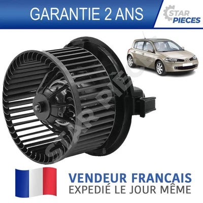 Ventilateur de chauffage pulseur RENAULT MEGANE 2 02-09 7701056965 7701055135 - Photo 1/4