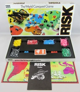 Vintage Original Risk Board Game Parker Brothers 1985 - Complete VGC - Picture 1 of 6