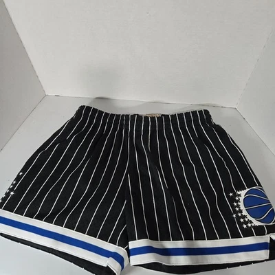 Mitchell & Ness Women's Basketball Shorts Sz L Black Jump Shot NBA Orlando Magic - Image 1 of 4