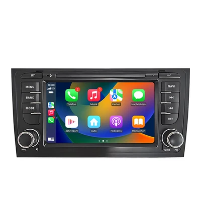 Für Audi A6 C5 1997- 2004 Android Radio 2+32GB Carplay Navi Bluetooth GPS DAB+ - Bild 1 von 4