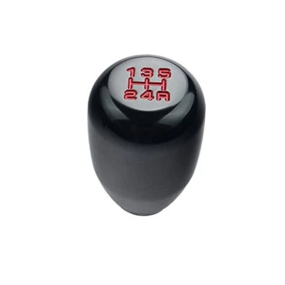  Perilla de cambio manual de caja de cambios de 5 velocidades M12x1,25 tornillo de aluminio negro Foto 1 de 4