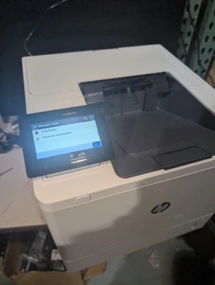 HP LaserJet Enterprise M611dn Monochrome Workgroup Printer Error Message - Image 1 of 4