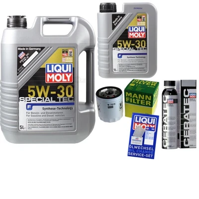Inspektionspaket 6L Liqui Moly Special Tec F 5W-30 für Ford Focus C-Max 2.0 - Bild 1 von 4