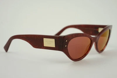 New! DG 4480 3442/D0 Dolce & Gabbana Polished Red Bordeaux Lace/Gold 53-19-140 - Image 1 of 4