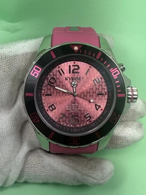 KYBOE! Giant Mariner 55mm Pink 10ATM  Water Resistance Quartz Watch KY.55-019.15 - Image 1 of 4