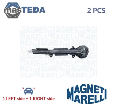 182201553200 INDICATOR LIGHT BLINKER LAMP PAIR FRONT MAGNETI MARELLI 2PCS NEW - Image 1 of 4
