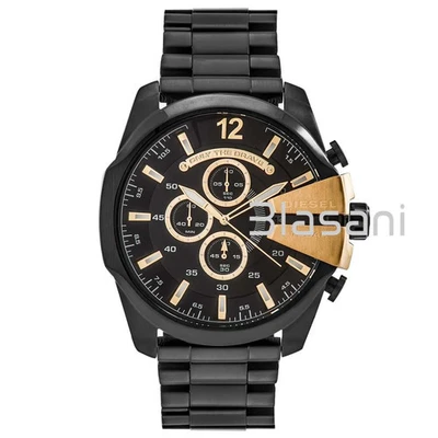 Reloj cronógrafo Diesel Original DZ4338 para hombre doble plumón negro Foto 1 de 4