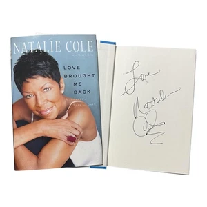 Natalie Cole Signed Autograph Love Brought Me Back Book! Nat King Cole Daughter! - Picture 1 of 5