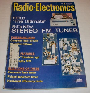 Radio Electronics Magazine May 1970 Build The Ultimate Stereo FM Tuner Flasher - Picture 1 of 4