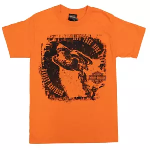 Harley-Davidson® of Santa Clarita Herrenshirt Wolfskull orange (XL) - Bild 1 von 2